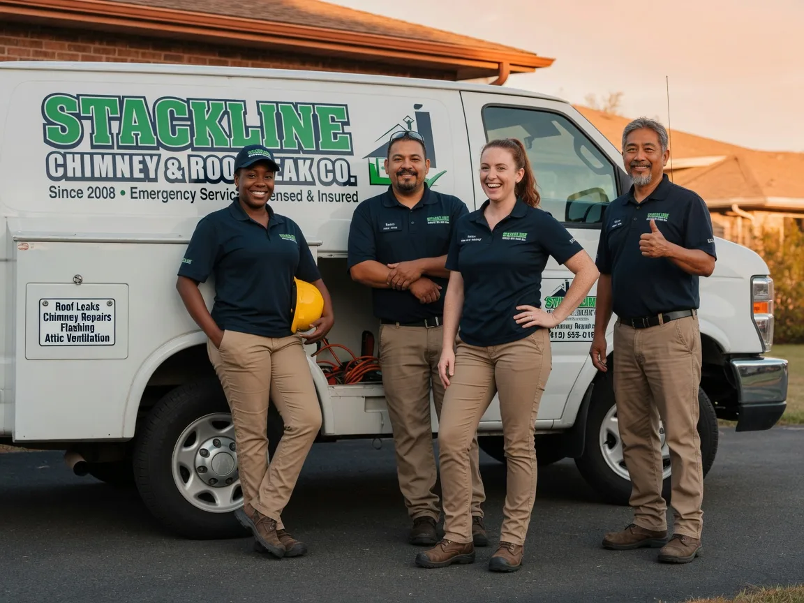 Chimney flashing repair company in Hoffman, NC